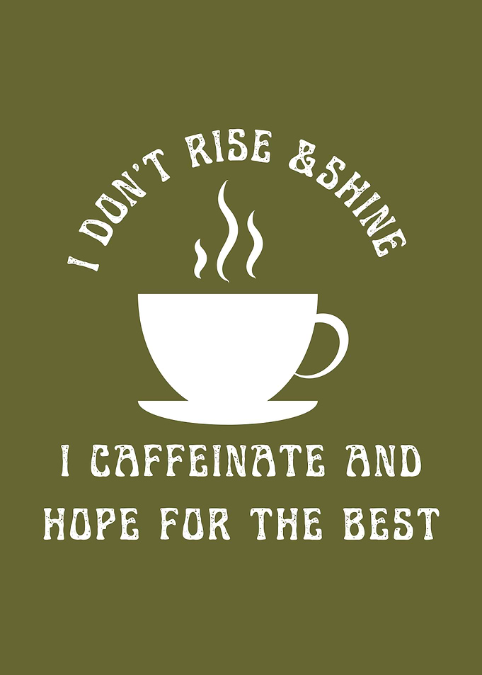 Caffeine Hope Coffee Cup