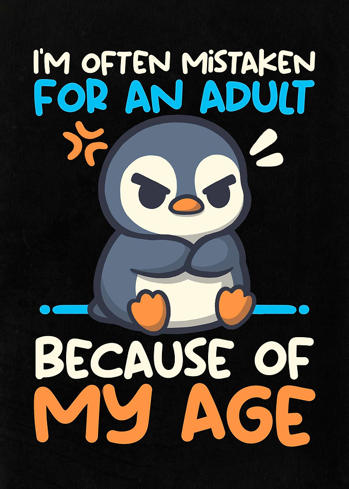 Mistaken for an Adult Penguin
