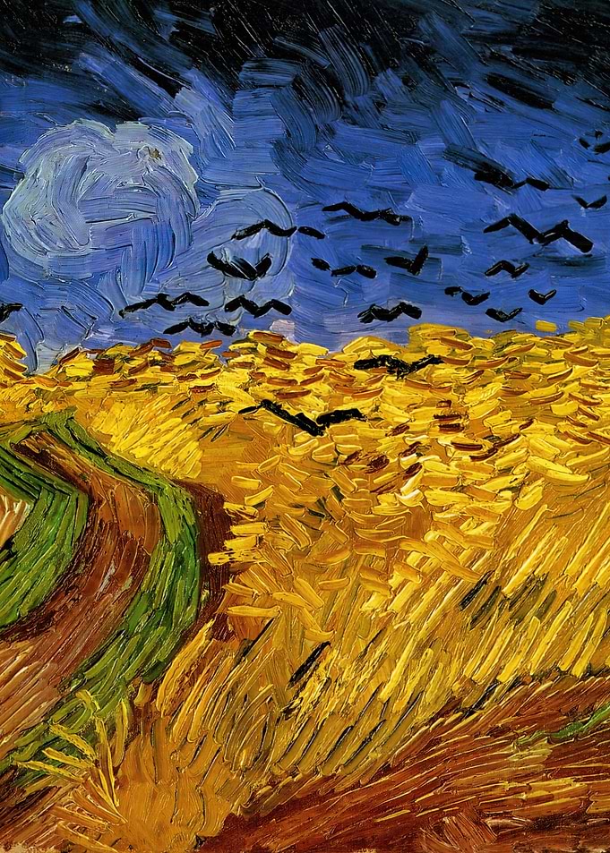 Vincent van Gogh Wheatfield with Crows Painting