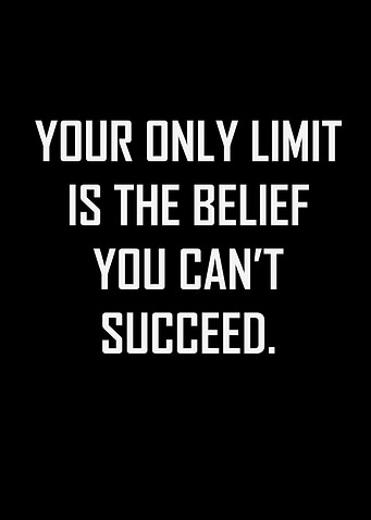 Inspirational Quote: Limit is Belief