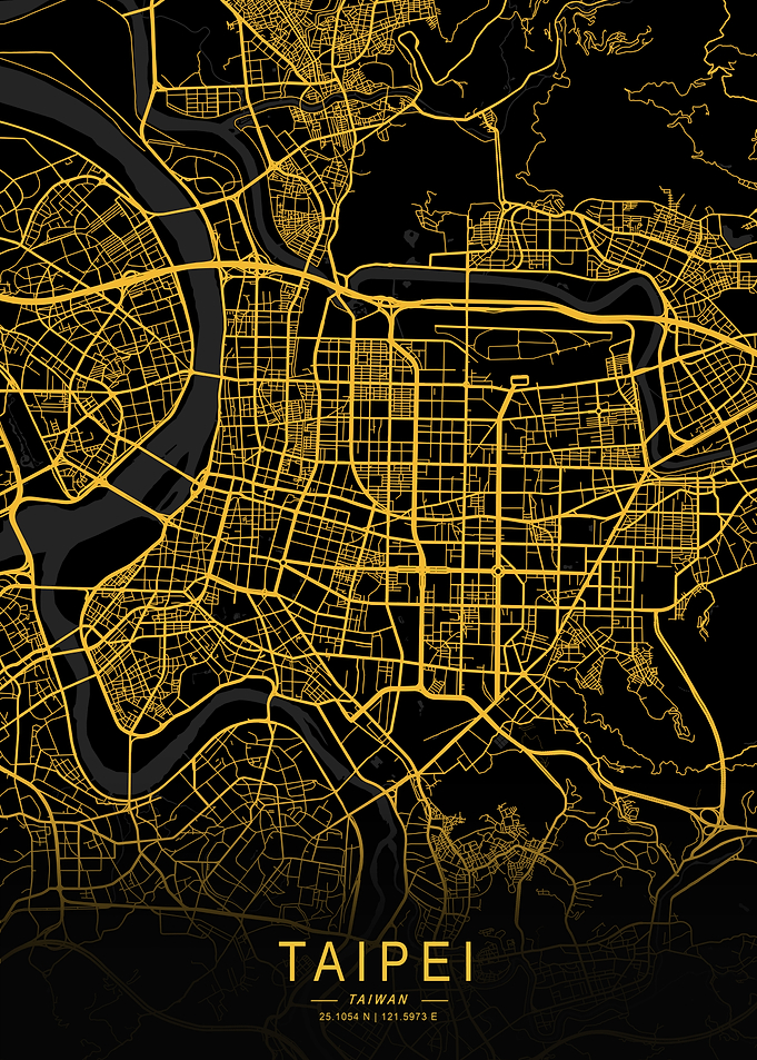 Golden Taipei City Map