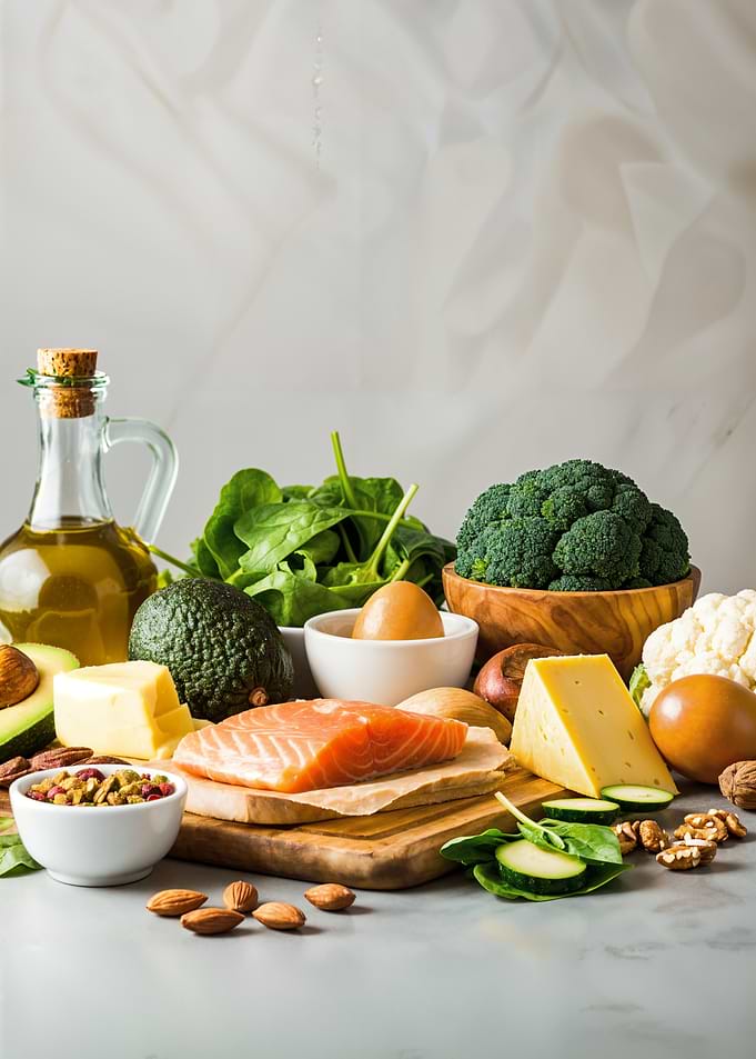 Healthy Food Assortment Still Life