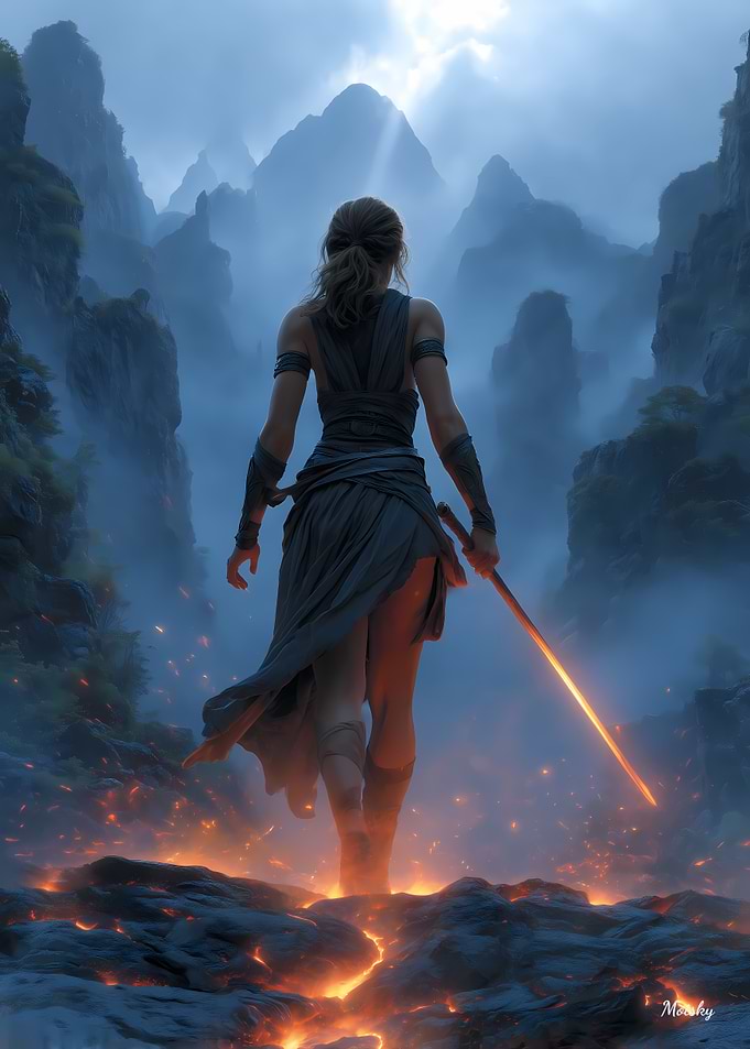 Flamewalker – The Silent Ascent of a Bladeborn Heroine