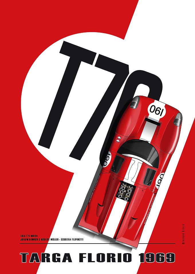 Targa Florio 1969 Racing Poster
