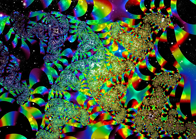 'Ghost Of A Memory' Fractal Art
