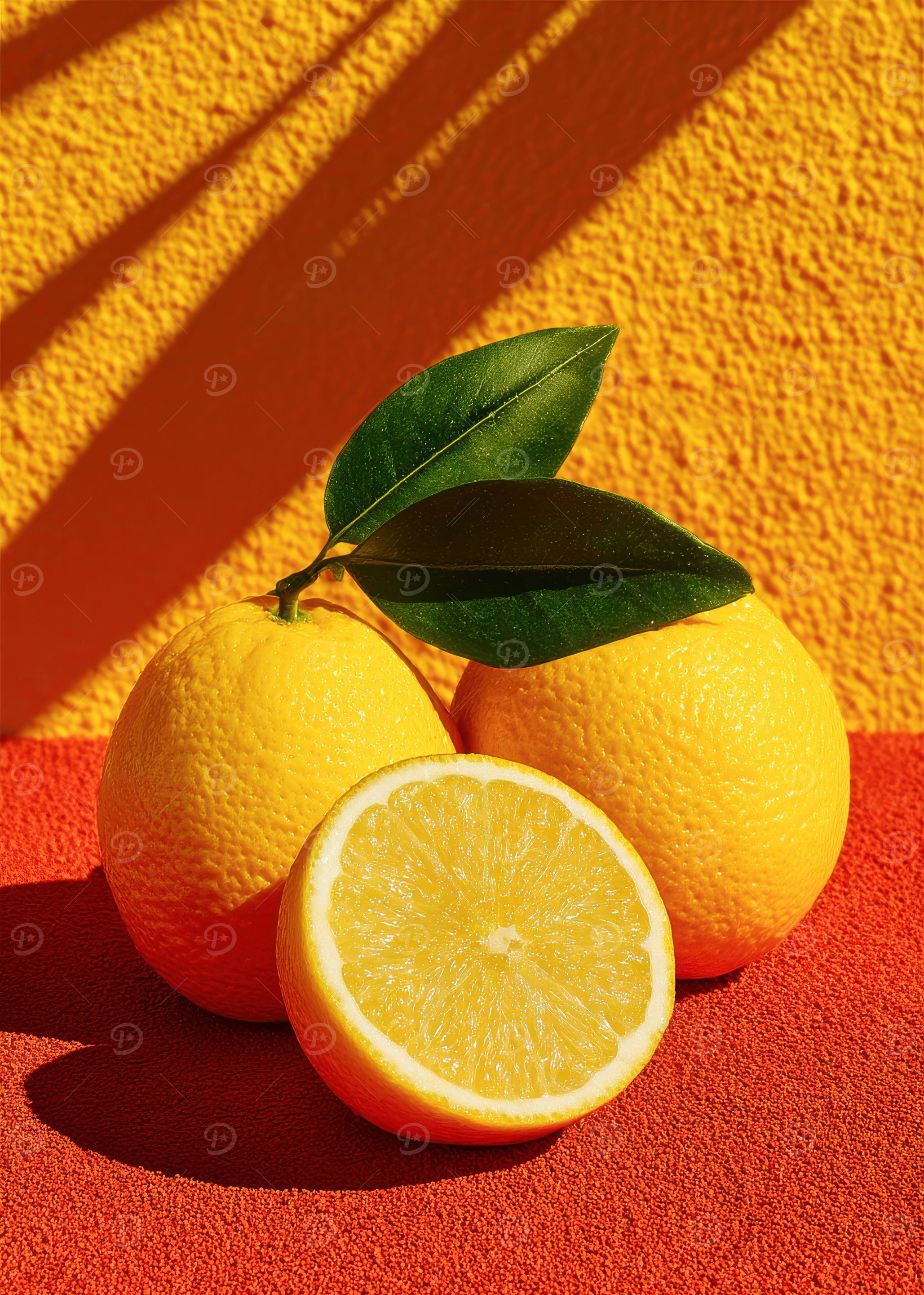 Bright Citrus Summer Still Life