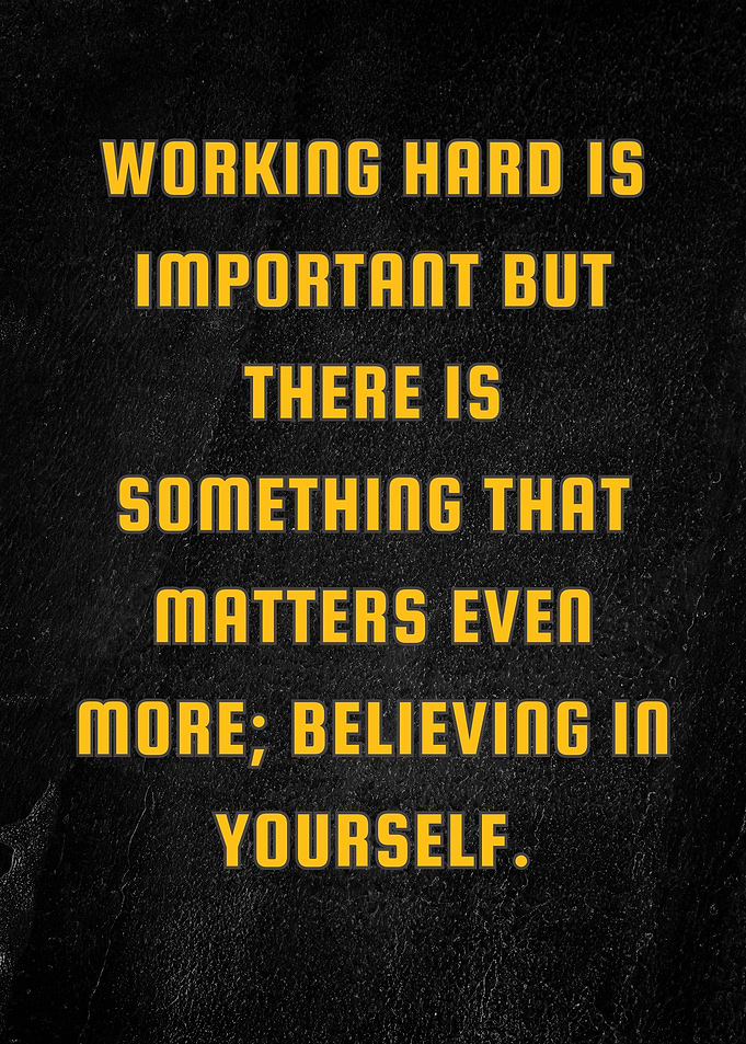 Believe in Yourself Motivational Quote