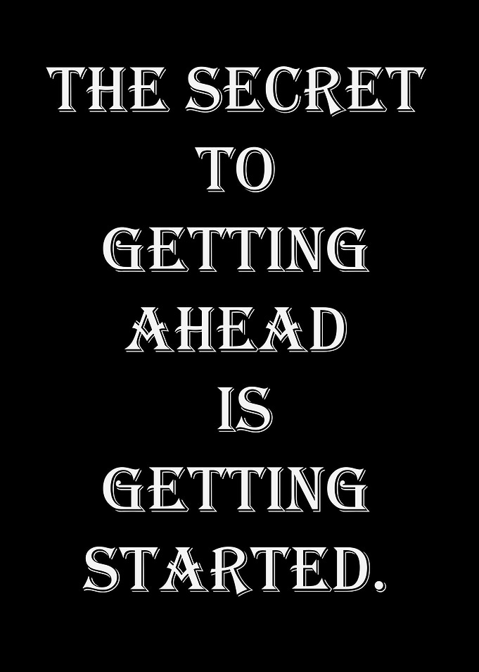 Inspirational Quote: Getting Started