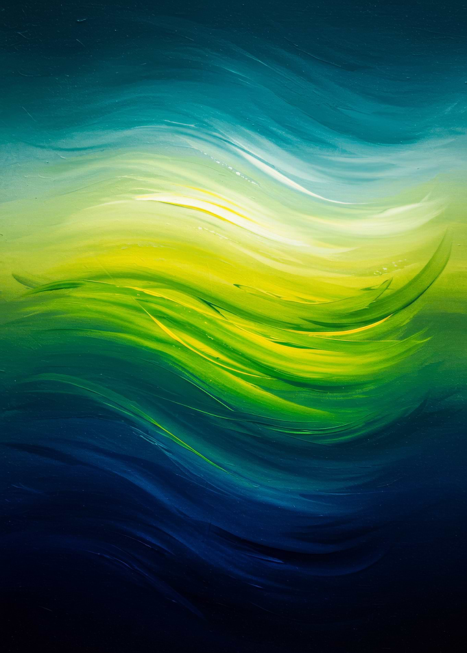 Abstract Waves of Color