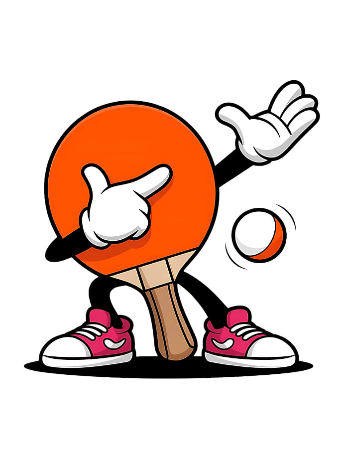 Dabbing Table Tennis Bat