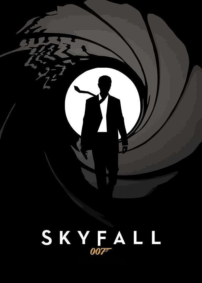Skyfall 007 Minimalist Poster