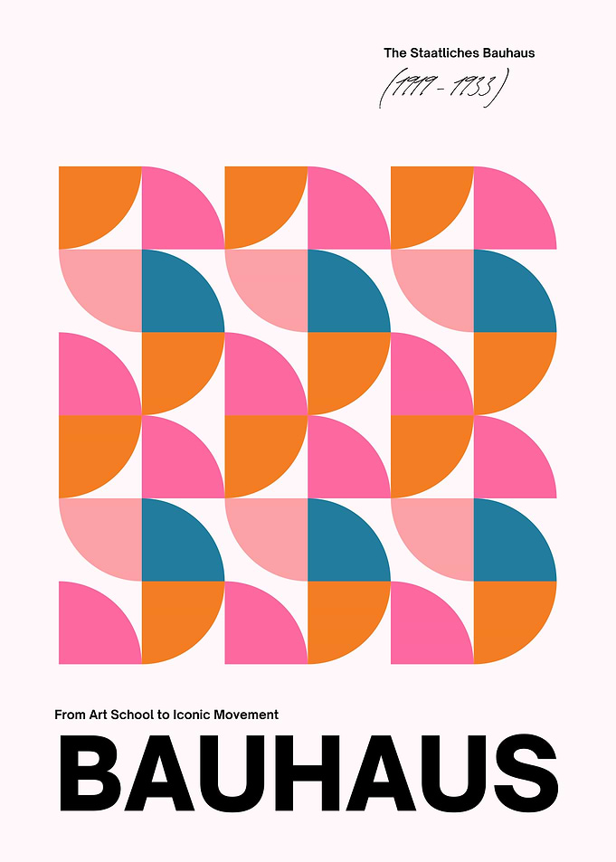 Bauhaus Art School Poster