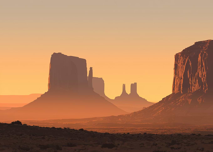 Monument Valley at Sunset