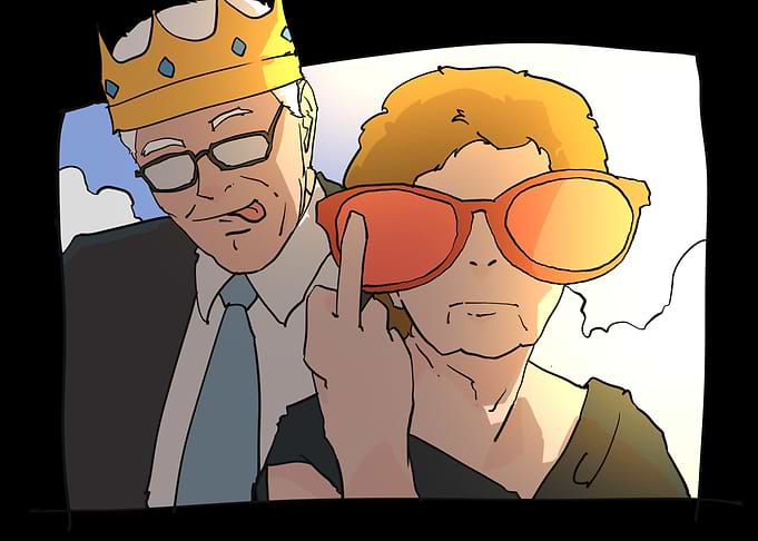 funny old king and queen