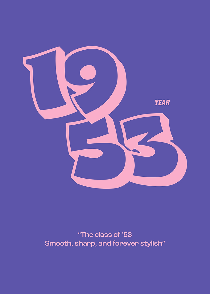 1953 Year Poster
