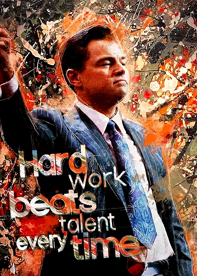 Hard Work Beats Talent Artwork