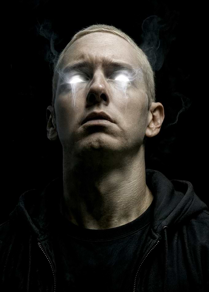 Eminem, Slim Shady with glowing eyes