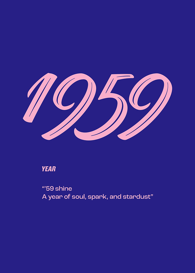 1959 Year Poster