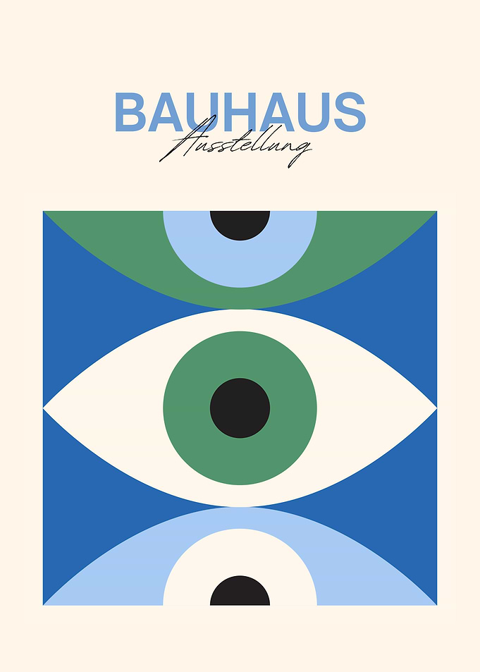 Bauhaus Ausstellung Abstract Eye Art
