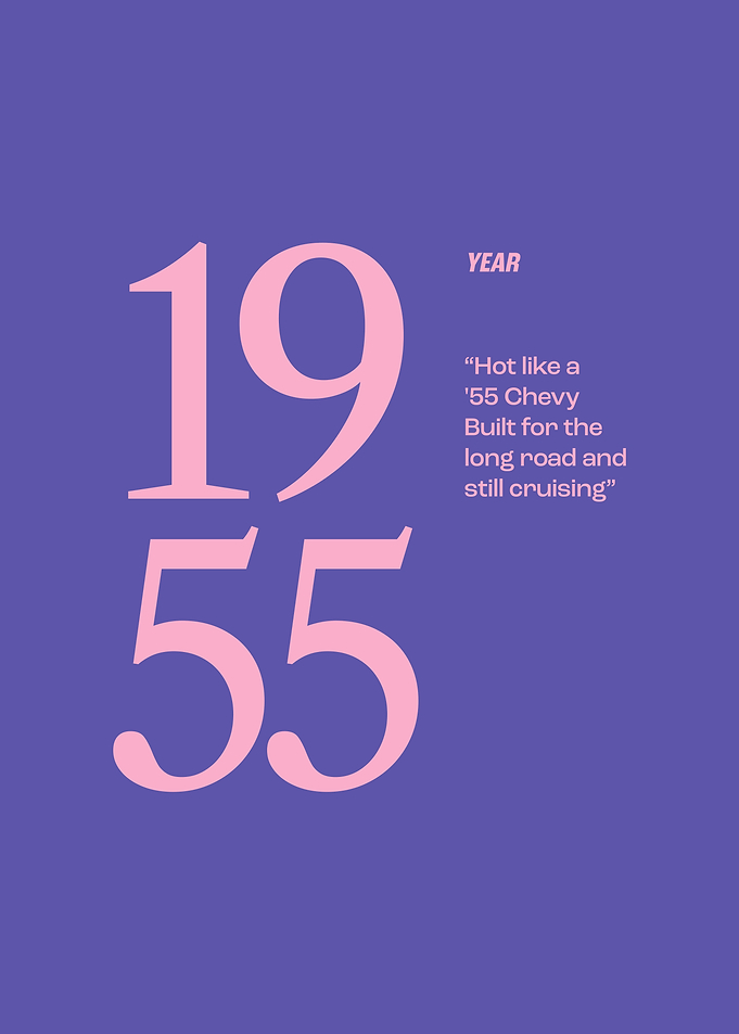 1955 Year Poster