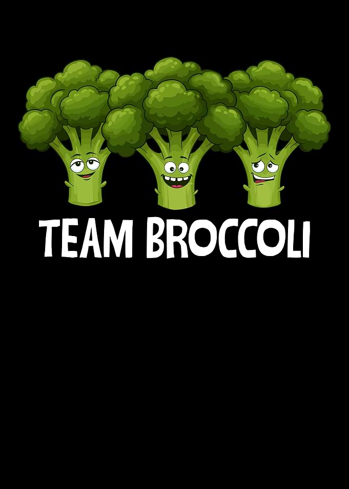 Team Broccoli Cartoon