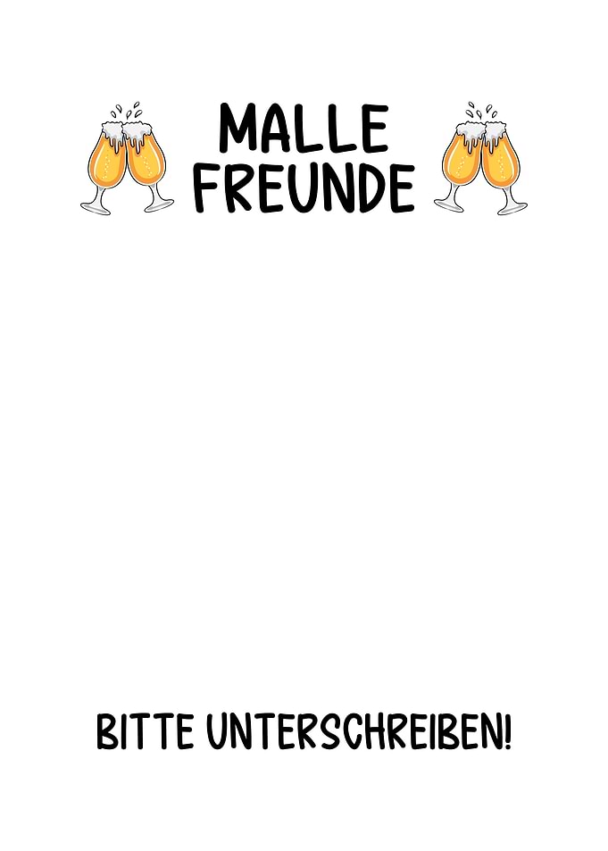 Malle Freunde Sign Here