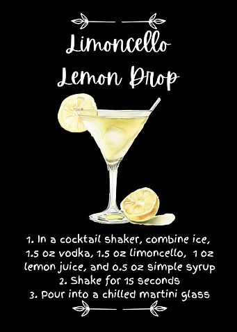 Limoncello Lemon Drop Cocktail Full Recipe