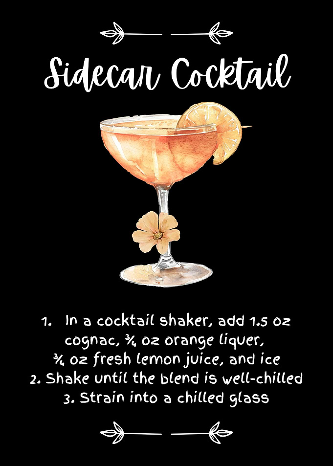 Sidecar Cocktail Full Recipe