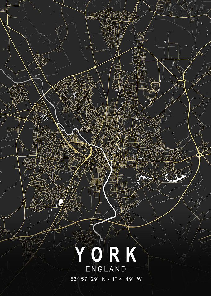 York Silver City Map
