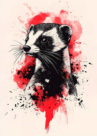 Black footed ferret Black footed ferret
