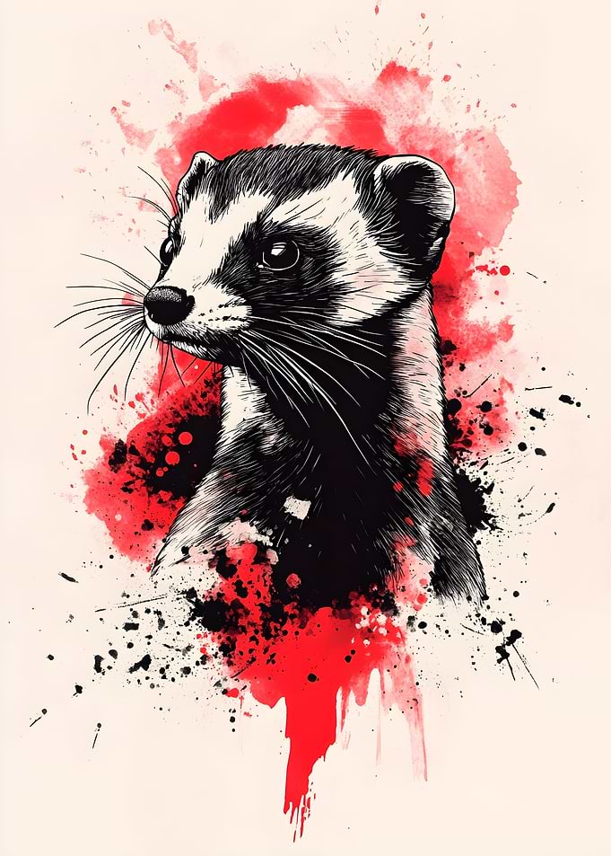 Black footed ferret Black footed ferret