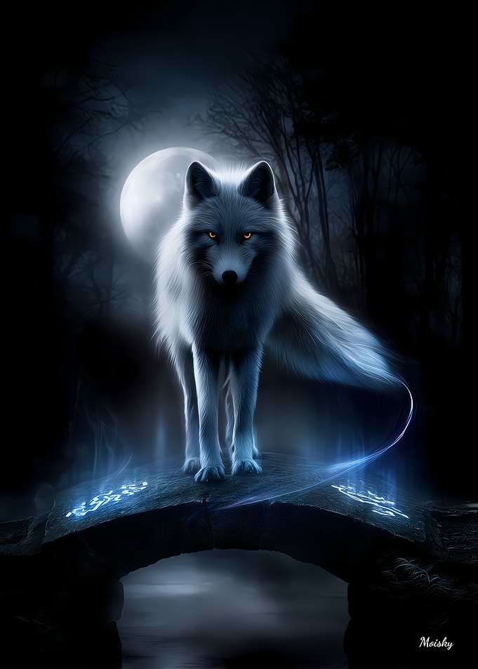 Moonveil Fox – Spirit Guide of the Hidden Bridge