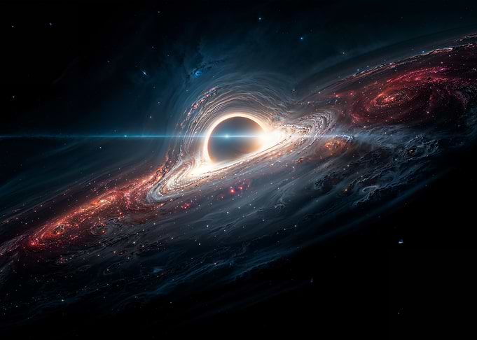 Black Hole, nebula in space