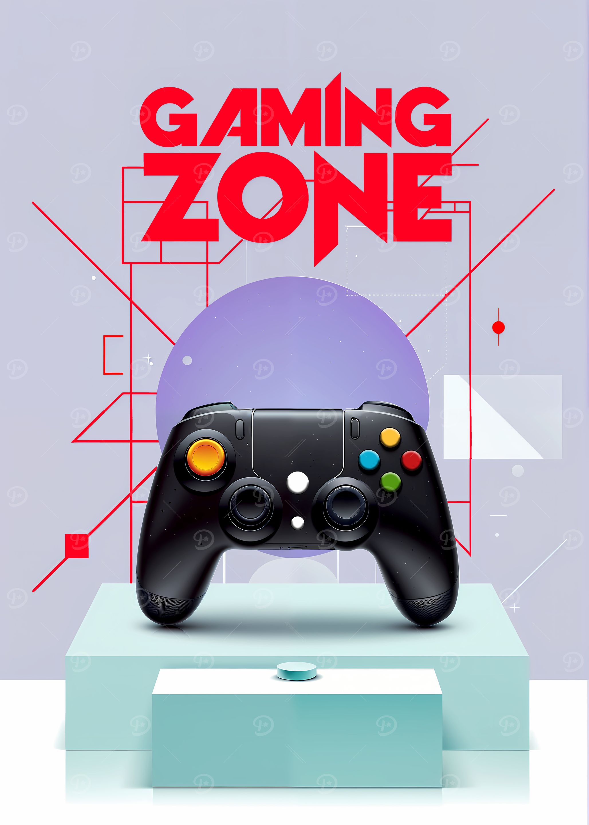 Gaming Zone Controller on Display