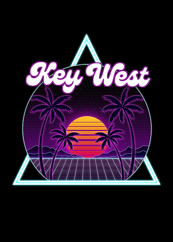 Key West Retro Sunset