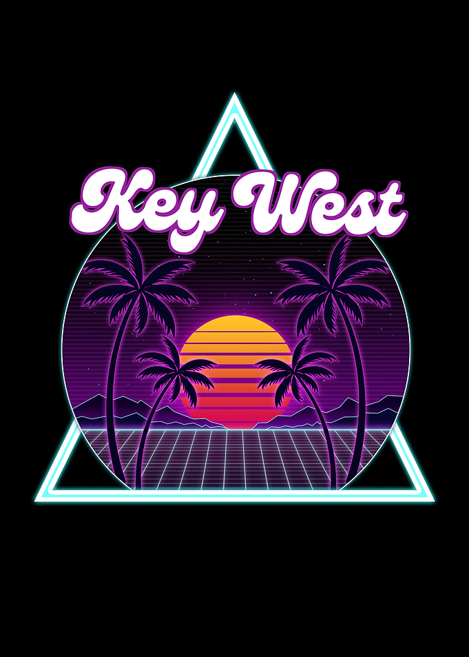 Key West Retro Sunset