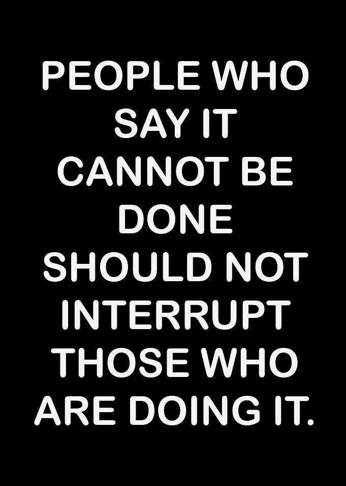 Inspirational Quote: People Who Say It