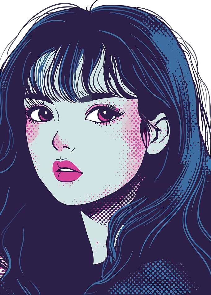 Pop Art Portrait of a Woman