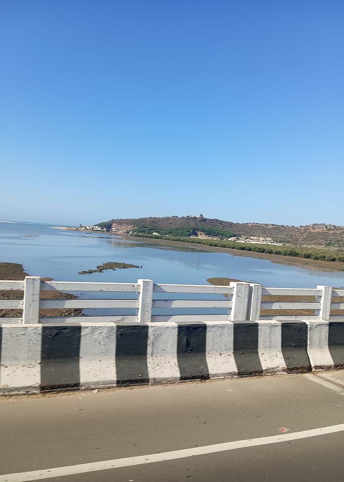 Bridge View of Island Landscape