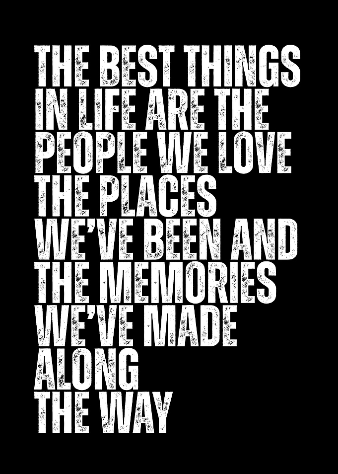 Inspirational Quote: The Best Things