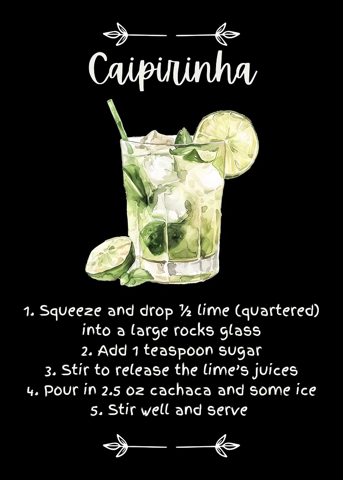 Caipirinha Cocktail Full Recipe