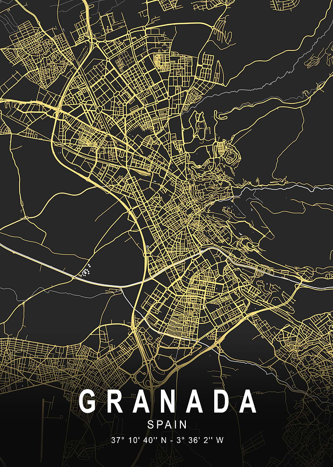 Granada Silver City Map