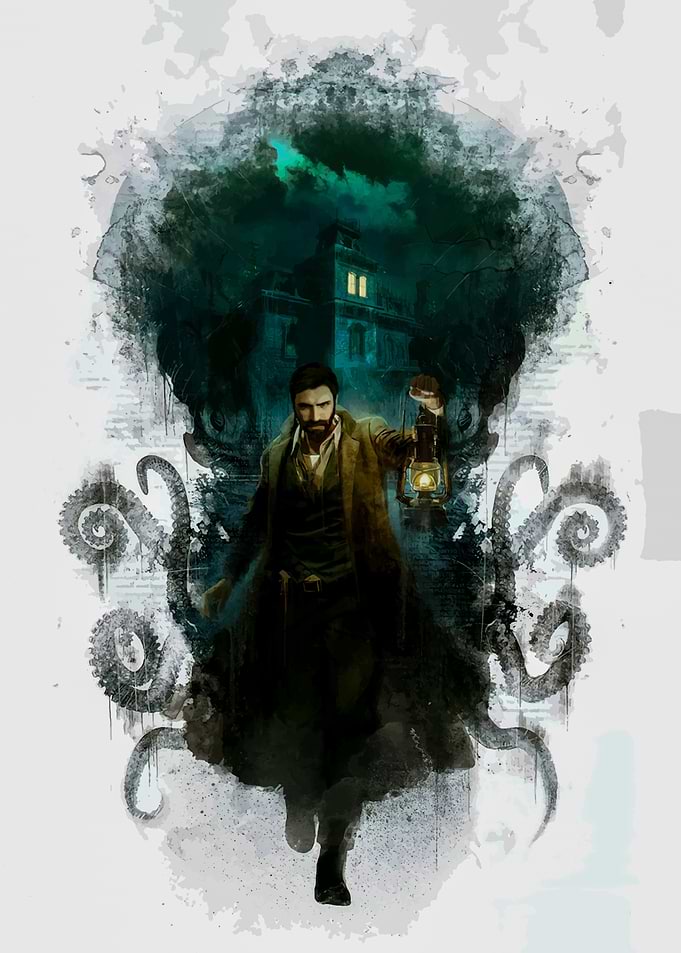 Lovecraftian Horror: Man with Lantern