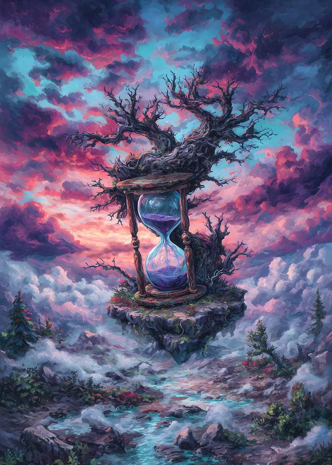 Hourglass Tree on Floating Island