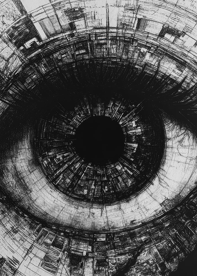 Abstract Eye Drawing