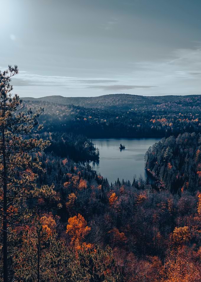 Autumn Lake Landscape