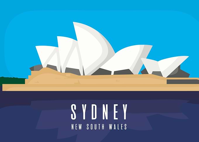 Sydney Opera House Illustration
