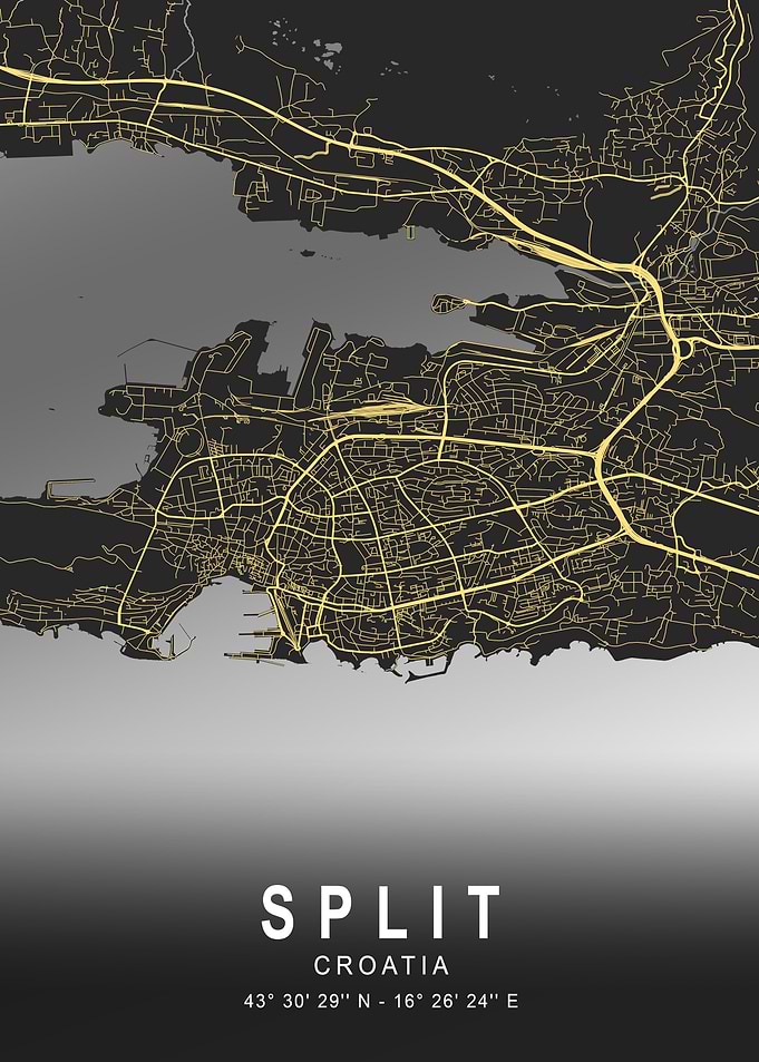 Split Silver City Map