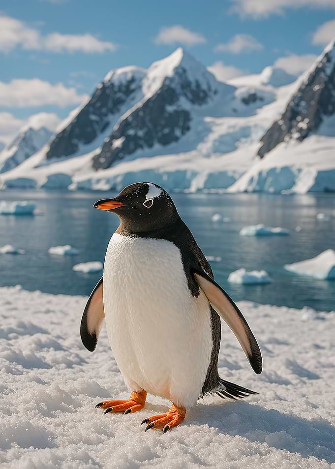 Penguin in Antarctica
