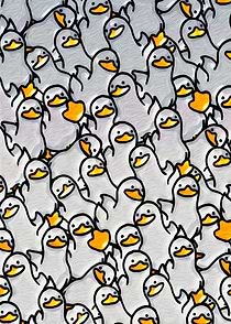 Duck Pattern Drawing Art